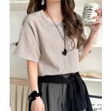 軽やか涼感、さらり抜け感。楊柳ベーシックTシャツ(半袖) | Classical Elf  | 詳細画像40 
