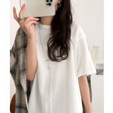軽やか涼感、さらり抜け感。楊柳ベーシックTシャツ(半袖) | Classical Elf  | 詳細画像1 