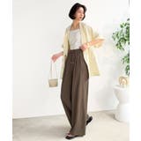 ウエストゴムで着やすく、夏に嬉しい肌触り。楊柳イージーカーブパンツ | Classical Elf  | 詳細画像16 