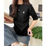品よく、すっと、毎日に馴染む。オーガニックコットンランダムリブ胸元刺繍Tシャツ（… | Classical Elf  | 詳細画像15 