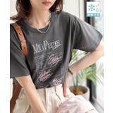 チャコール | 【接触冷感機能付き】遊びゴコロをくすぐる。筆記体サイン調ロゴ刺繍Tシャツ（半袖） | Classical Elf 