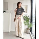 【接触冷感機能付き】遊びゴコロをくすぐる。筆記体サイン調ロゴ刺繍Tシャツ（半袖） | Classical Elf  | 詳細画像35 