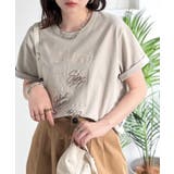 【接触冷感機能付き】遊びゴコロをくすぐる。筆記体サイン調ロゴ刺繍Tシャツ（半袖） | Classical Elf  | 詳細画像38 