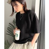 ラフなのに品よく見える。軽やかぽこぽこフクレジャガードトップス（半袖） | Classical Elf  | 詳細画像18 