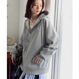 羽織って暖か、さらりと洒落感。胸元ワンポイント刺繍裏起毛ダブルジップパーカー | Classical Elf  | 詳細画像15 