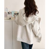 羽織って暖か、さらりと洒落感。胸元ワンポイント刺繍裏起毛ダブルジップパーカー | Classical Elf  | 詳細画像36 