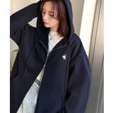 羽織って暖か、さらりと洒落感。胸元ワンポイント刺繍裏起毛ダブルジップパーカー | Classical Elf  | 詳細画像39 