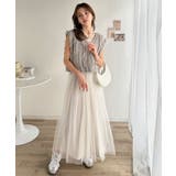 ヘルシーな肌見せで、あざと魅せ。フリンジニット×フレアーチュールワンピースセット… | Classical Elf  | 詳細画像11 