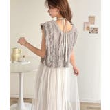 ブラウン×アイボリー | ヘルシーな肌見せで、あざと魅せ。フリンジニット×フレアーチュールワンピースセット… | Classical Elf 