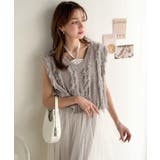 ヘルシーな肌見せで、あざと魅せ。フリンジニット×フレアーチュールワンピースセット… | Classical Elf  | 詳細画像19 