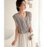 ヘルシーな肌見せで、あざと魅せ。フリンジニット×フレアーチュールワンピースセット… | Classical Elf  | 詳細画像21 