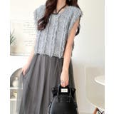 ヘルシーな肌見せで、あざと魅せ。フリンジニット×フレアーチュールワンピースセット… | Classical Elf  | 詳細画像33 