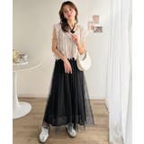 ヘルシーな肌見せで、あざと魅せ。フリンジニット×フレアーチュールワンピースセット… | Classical Elf  | 詳細画像4 