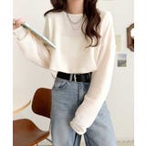 品のある透け感で、さりげない存在感を♪レーシージャガードドルマントップス(長袖) | Classical Elf  | 詳細画像5 