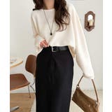 品のある透け感で、さりげない存在感を♪レーシージャガードドルマントップス(長袖) | Classical Elf  | 詳細画像9 