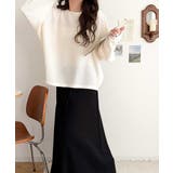 品のある透け感で、さりげない存在感を♪レーシージャガードドルマントップス(長袖) | Classical Elf  | 詳細画像11 