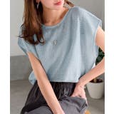 ブルー | 上品な透け感で華やかに決まる。レーシージャガード フレンチスリーブ ドルマントッ… | Classical Elf 