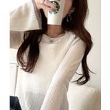 透き通る気品を、日常に。ランダムタックシアー袖フレア長袖トップス | Classical Elf | 詳細画像6