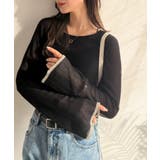 透き通る気品を、日常に。ランダムタックシアー袖フレア長袖トップス | Classical Elf | 詳細画像15