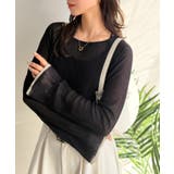 透き通る気品を、日常に。ランダムタックシアー袖フレア長袖トップス | Classical Elf | 詳細画像18