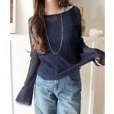 透き通る気品を、日常に。ランダムタックシアー袖フレア長袖トップス | Classical Elf | 詳細画像32