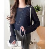 透き通る気品を、日常に。ランダムタックシアー袖フレア長袖トップス | Classical Elf | 詳細画像33