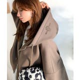 悩まずお洒落、着るだけでサマになる。クロップドワイドダンボール切替パーカー（長袖… | Classical Elf  | 詳細画像9 