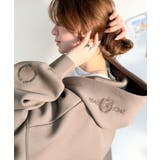 悩まずお洒落、着るだけでサマになる。クロップドワイドダンボール切替パーカー（長袖… | Classical Elf  | 詳細画像15 