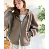 悩まずお洒落、着るだけでサマになる。クロップドワイドダンボール切替パーカー（長袖… | Classical Elf  | 詳細画像16 