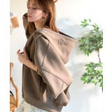 悩まずお洒落、着るだけでサマになる。クロップドワイドダンボール切替パーカー（長袖… | Classical Elf  | 詳細画像18 