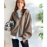 悩まずお洒落、着るだけでサマになる。クロップドワイドダンボール切替パーカー（長袖… | Classical Elf  | 詳細画像22 