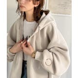 悩まずお洒落、着るだけでサマになる。クロップドワイドダンボール切替パーカー（長袖… | Classical Elf  | 詳細画像25 