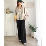 悩まずお洒落、着るだけでサマになる。クロップドワイドダンボール切替パーカー（長袖… | Classical Elf  | 詳細画像29 