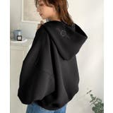 悩まずお洒落、着るだけでサマになる。クロップドワイドダンボール切替パーカー（長袖… | Classical Elf  | 詳細画像6 