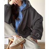 バランスの良い丈感でさりげなくスタイルアップ♪クロップドワイド裏起毛切り替えパー… | Classical Elf | 詳細画像10