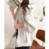 バランスの良い丈感でさりげなくスタイルアップ♪クロップドワイド裏起毛切り替えパー… | Classical Elf | 詳細画像31