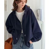 バランスの良い丈感でさりげなくスタイルアップ♪クロップドワイド裏起毛切り替えパー… | Classical Elf | 詳細画像34