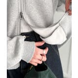 バランスの良い丈感でさりげなくスタイルアップ♪クロップドワイド裏起毛切り替えパー… | Classical Elf | 詳細画像48