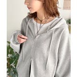 バランスの良い丈感でさりげなくスタイルアップ♪クロップドワイド裏起毛切り替えパー… | Classical Elf | 詳細画像49