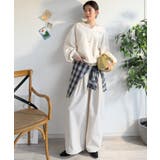 今っぽさは、色でつくる。オーバーサイズ配色ワッフルプルオーバー | Classical Elf  | 詳細画像10 