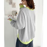 今っぽさは、色でつくる。オーバーサイズ配色ワッフルプルオーバー | Classical Elf  | 詳細画像18 