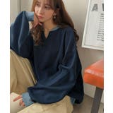 今っぽさは、色でつくる。オーバーサイズ配色ワッフルプルオーバー | Classical Elf | 詳細画像58