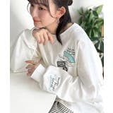 ホワイト | ゆるさの中に「ちょうどいい」お洒落感！綿100％刺繍ワッペンドルマンロンTEE（… | Classical Elf 
