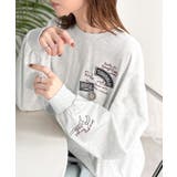 ゆるさの中に「ちょうどいい」お洒落感！綿100％刺繍ワッペンドルマンロンTEE（… | Classical Elf  | 詳細画像23 