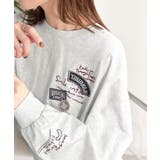 オートミール | ゆるさの中に「ちょうどいい」お洒落感！綿100％刺繍ワッペンドルマンロンTEE（… | Classical Elf 