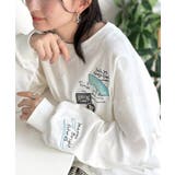ゆるさの中に「ちょうどいい」お洒落感！綿100％刺繍ワッペンドルマンロンTEE（… | Classical Elf  | 詳細画像1 