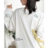 ゆるさの中に「ちょうどいい」お洒落感！綿100％刺繍ワッペンドルマンロンTEE（… | Classical Elf  | 詳細画像4 