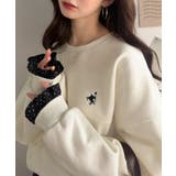 ちらっと覗くフリルで、いつものお洒落を格上げ♪袖先ドット柄フリル使い胸元刺繍入り… | Classical Elf | 詳細画像8