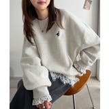 ちらっと覗くフリルで、いつものお洒落を格上げ♪袖先ドット柄フリル使い胸元刺繍入り… | Classical Elf | 詳細画像29