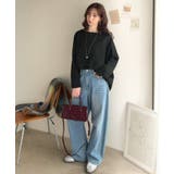 一枚で、品よく華奢見え。袖タック×マットゴールドボタン使い ボートネックポンチ素… | Classical Elf | 詳細画像20